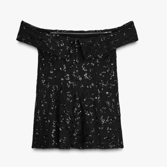 NWT Zara Black Off-Shoulder sequin Top M
🚨FIRM PRICE NO DISCOUNT - Picture 13 of 16